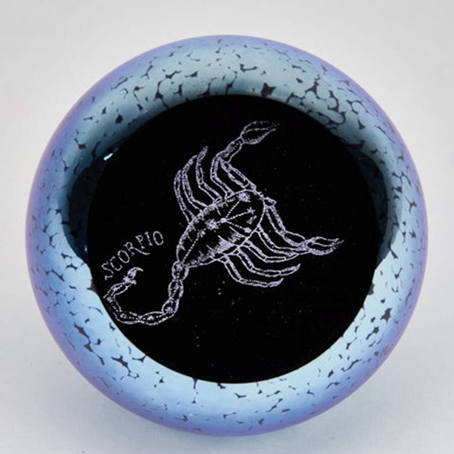 Zodiac  Paperweights Scorpio (Oct 23-Nov 21) - No Box by Glass Eye Studio-1