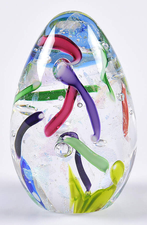 Egg Paperweights Festval - No Box by Glass Eye Studio-1