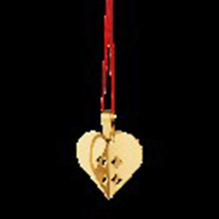 Annual Heart Ornament 2025- Annual Heart - Boxed by Georg Jensen (Denmark)-1