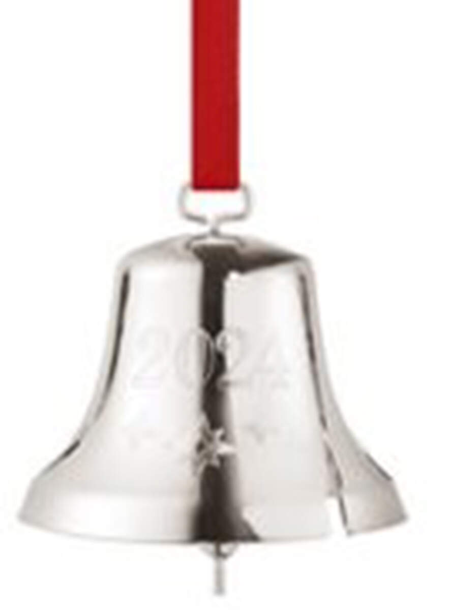 Annual Christmas Bell-Palladium 2024- Bell - Boxed by Georg Jensen (Denmark)-1