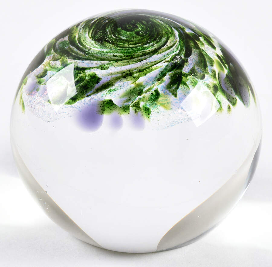 Fireball Collection Paperweights Adventurine - Boxed by Glass Eye Studio-1