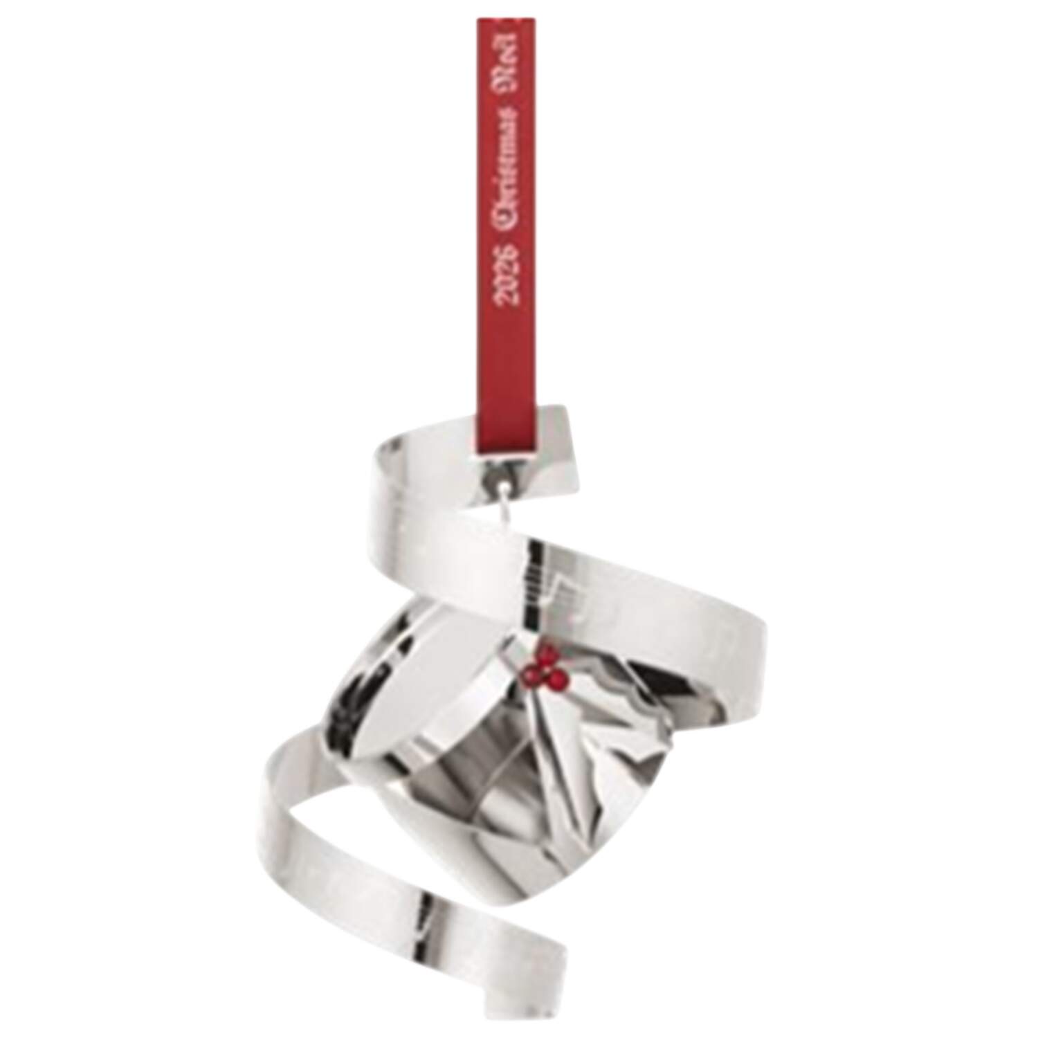 Annual Christmas Mobile Ornament-Palladium Drum - No Box by Georg Jensen (Denmark)-1
