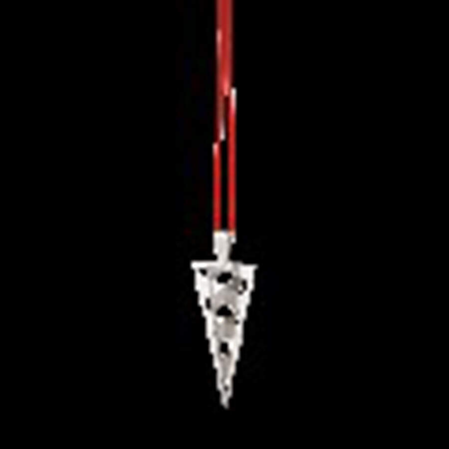 Annual Christmas Ornaments-Palladium Cornet - Boxed by Georg Jensen (Denmark)-1