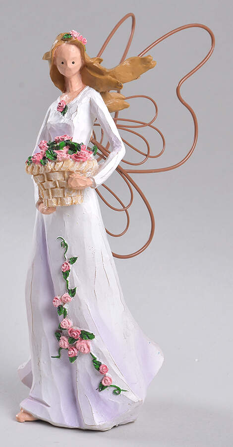 Ganz Figurines Fairy Holding Flower Basket - No Box by Ganz-1