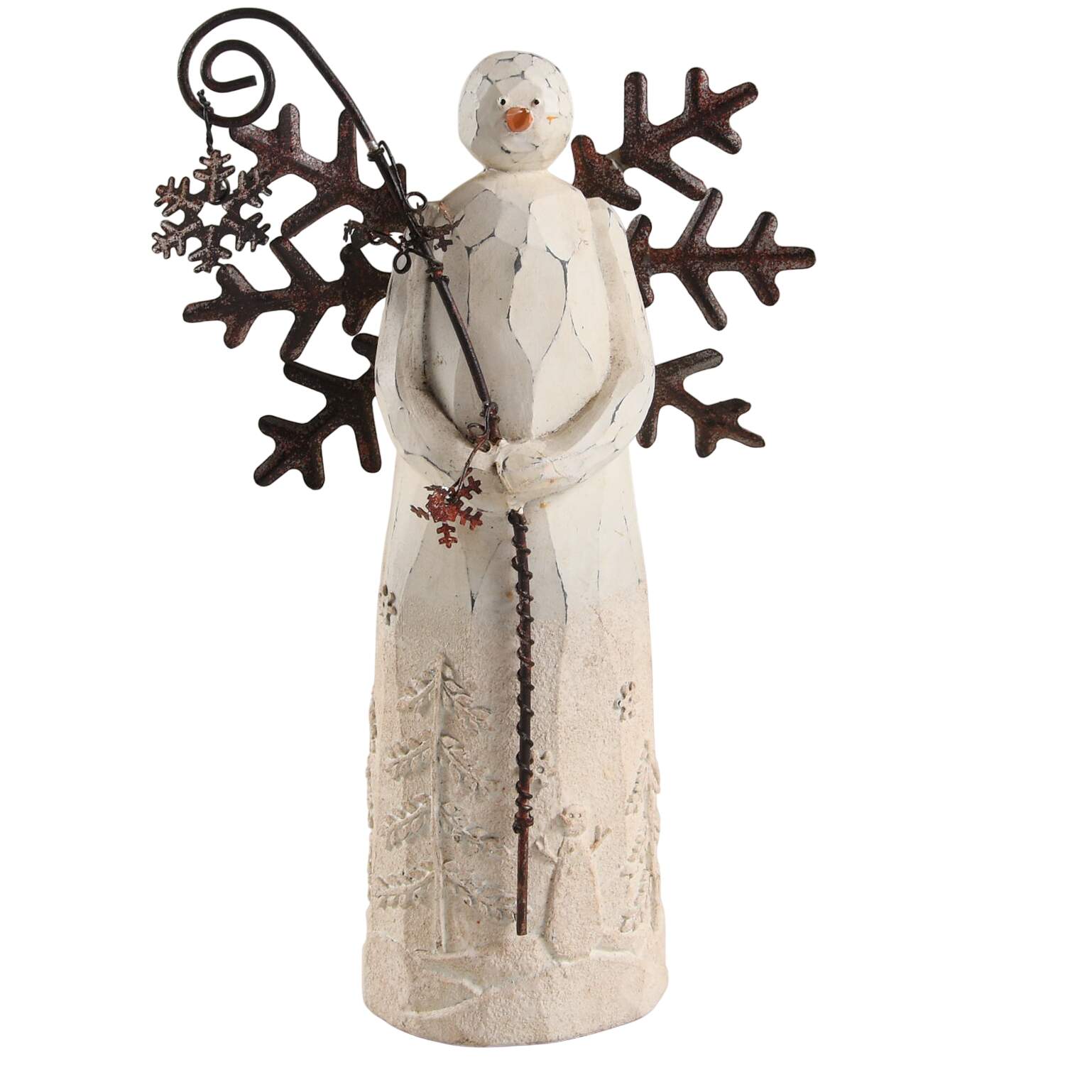 Ganz Figurines Snowman With Wings & Staff - No Box by Ganz-1