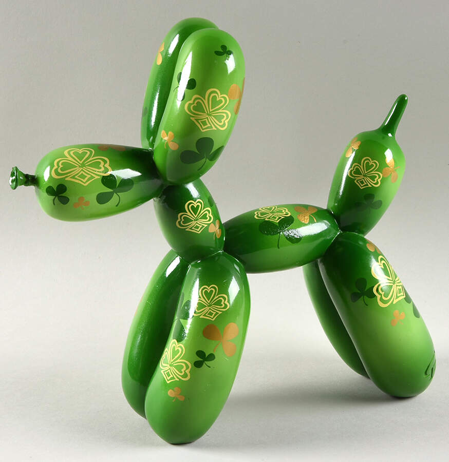 Balloon Dogs Saint Patricks Day - With Box by Green Tree Products-1