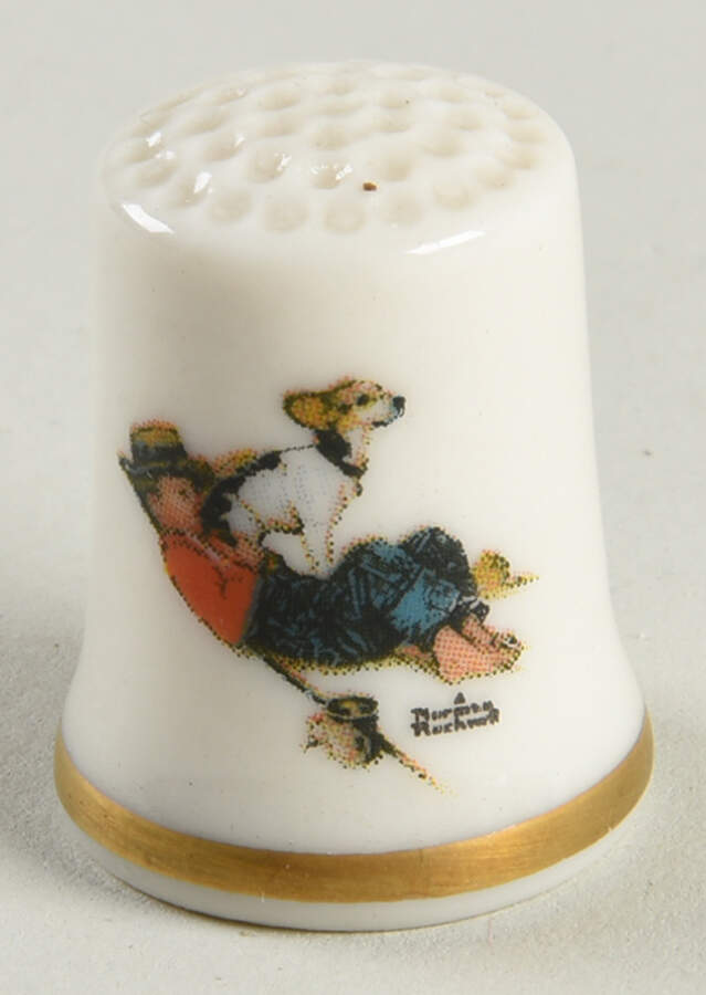 Four Seasons - a Boy and His Dog Summer - No Box by Gorham-1