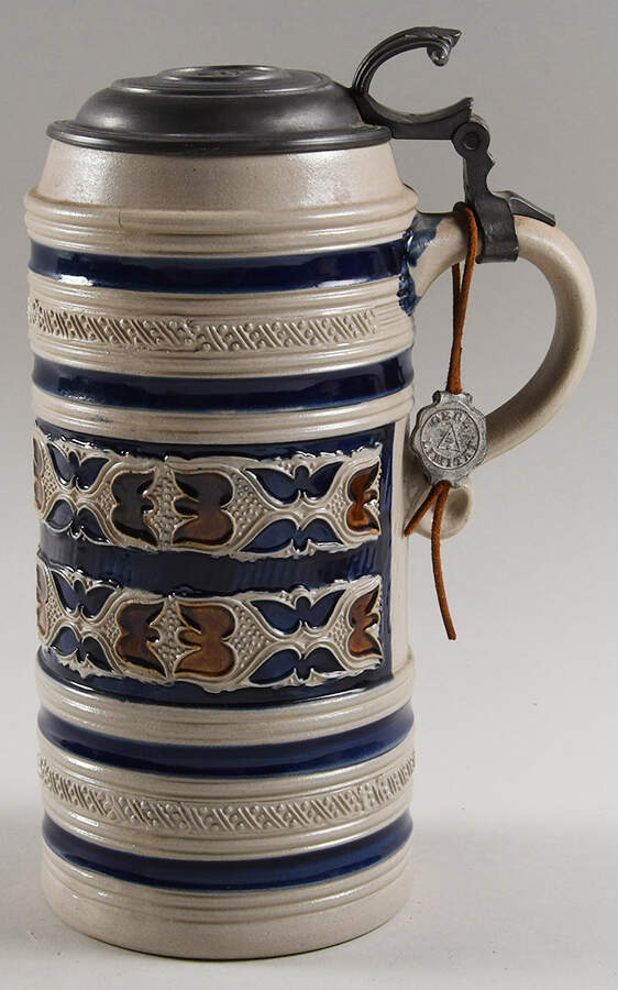 Westerwald Annual Steins 1720 Bird Shapes - No Box by Gerz-1