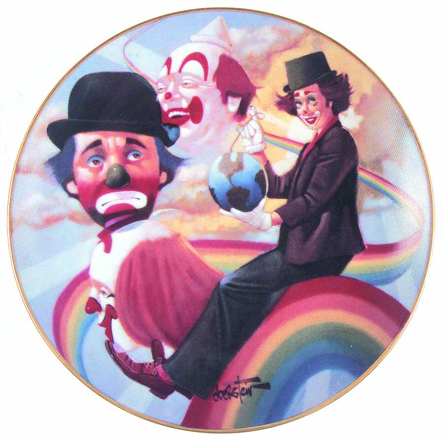 Wonderful World of Clowns Rainbow's End - Boxed by Hackett American-1