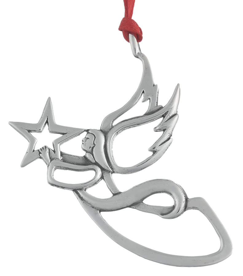 Hand & Hammer Christmas Ornament Angel With Star - No Box by Hand & Hammer-1