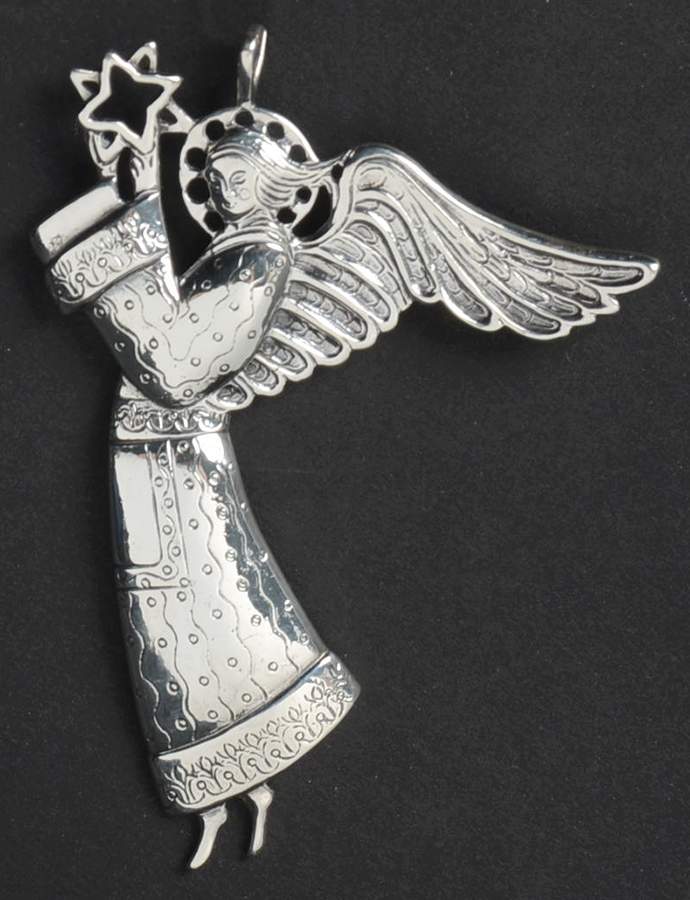 Hand & Hammer Christmas Ornament Angel With Star - No Box by Hand & Hammer-1
