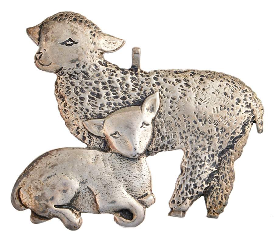 Hand & Hammer Christmas Ornament Lambs - Boxed by Hand & Hammer-1