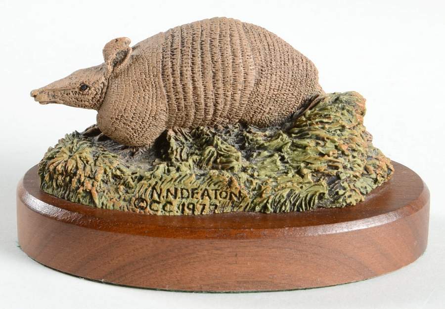 Audubon Bronzes Armadillo - No Box by Hamilton Collection-1