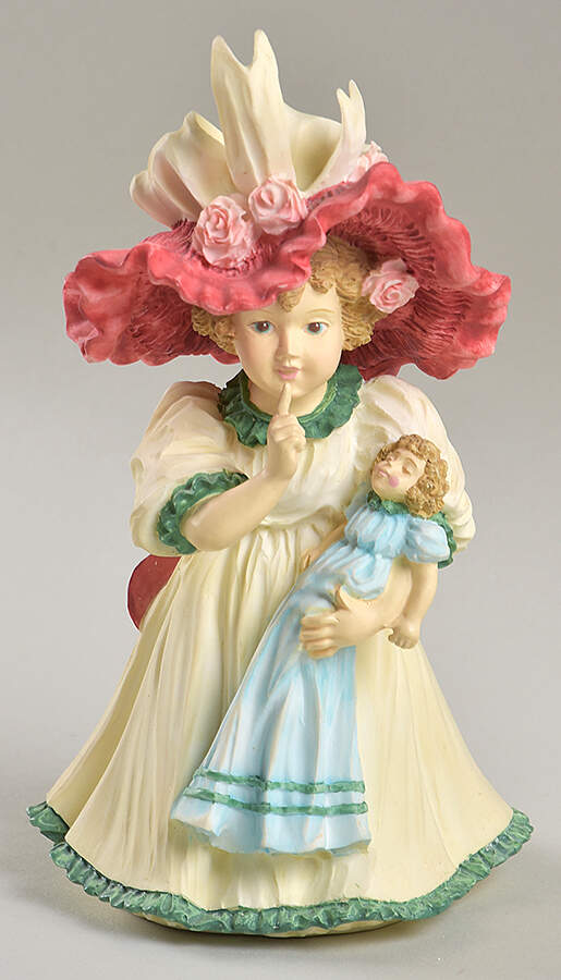 Maud Humphrey Bogart Figurine Hush Santa's Coming - No Box by Hamilton Collection-1