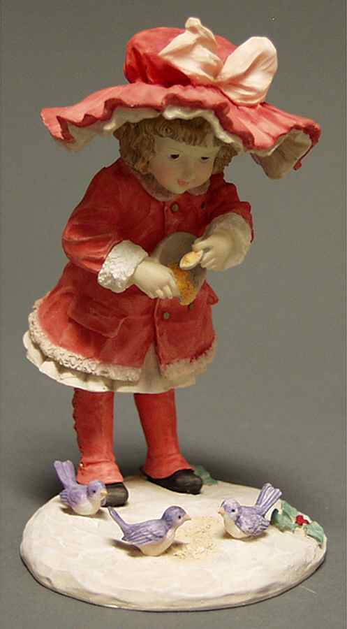 Maud Humphrey Bogart Figurine My Feathered Friends - Boxed by Hamilton Collection-1