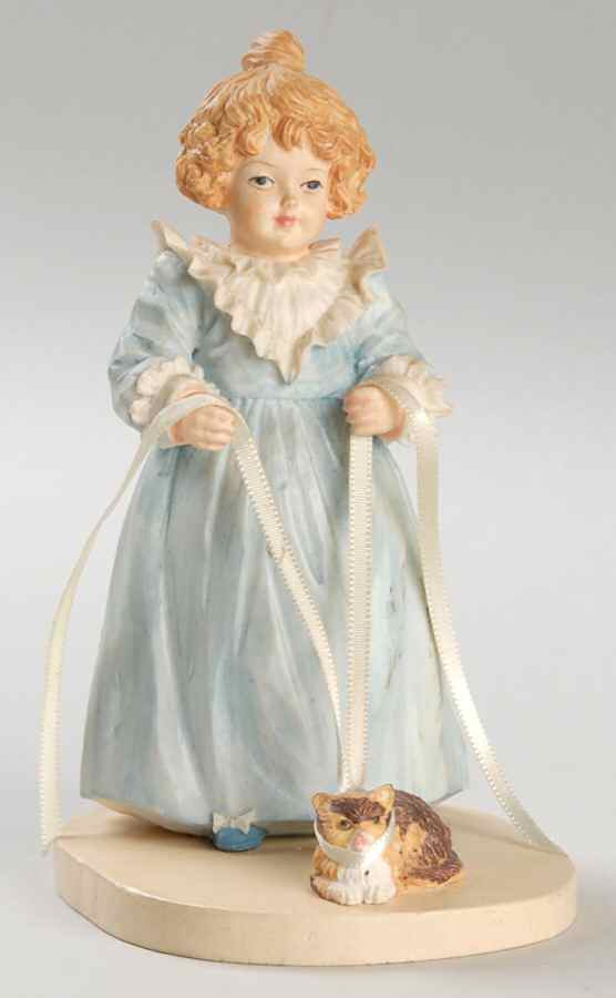 Maud Humphrey Bogart Figurine The Magic Kitten - Boxed by Hamilton Collection-1