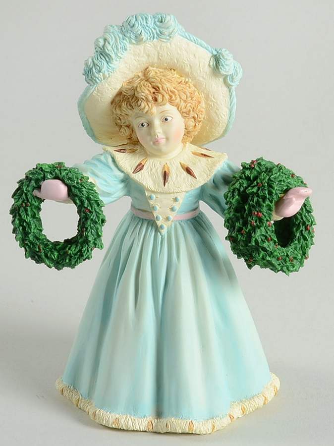 Maud Humphrey Bogart Figurine Hollies For You - Boxed by Hamilton Collection-1