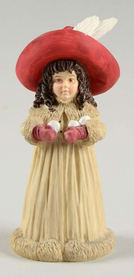Maud Humphrey Bogart Figurine Winter Fun - Boxed by Hamilton Collection-1
