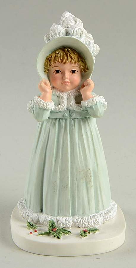 Maud Humphrey Bogart Figurine My Winter Hat - Boxed by Hamilton Collection-1
