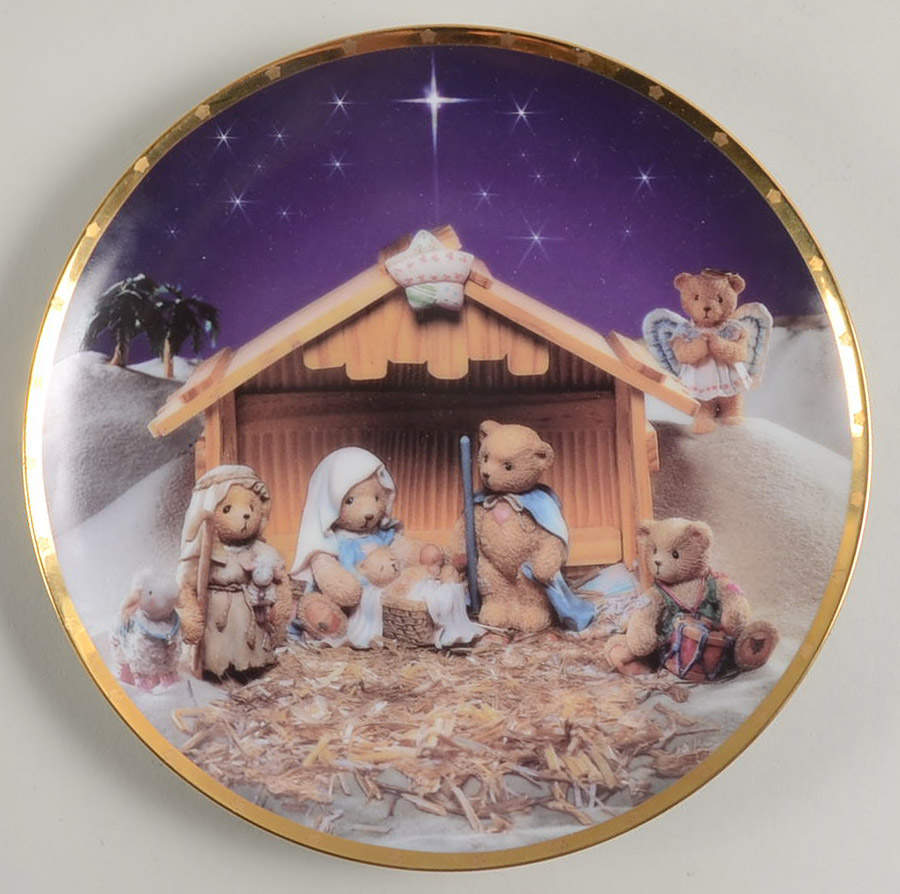 Hamilton Plate A Cherished Nativity - No Box by Hamilton Collection-1