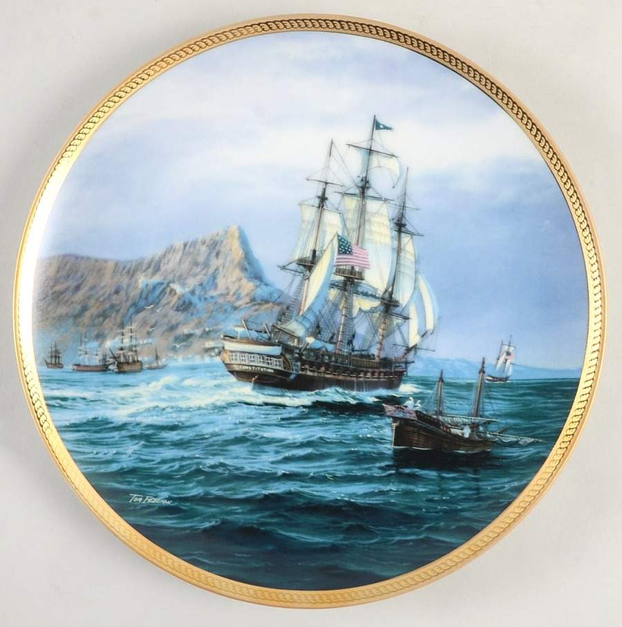 America's Greatest Sailing Ships U.S.S Constitution-Old Ironsides - No Box by Hamilton Collection-1