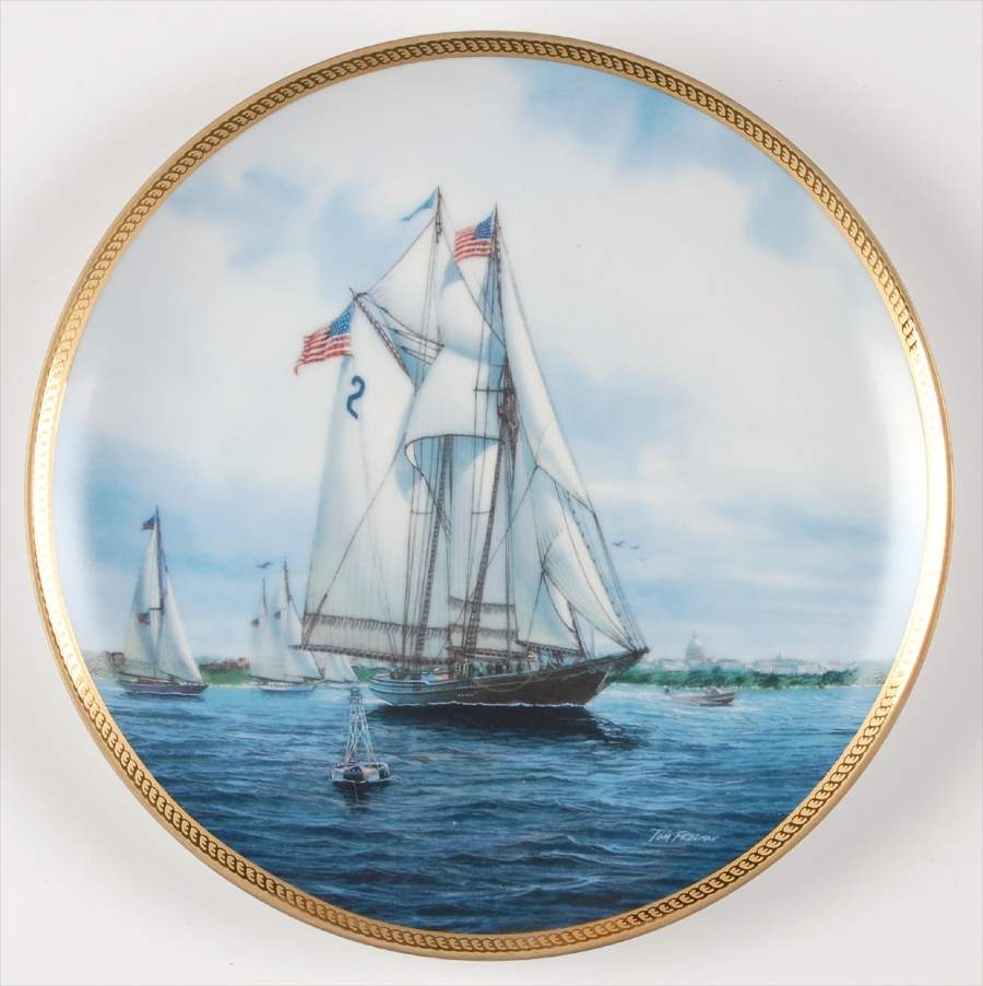 America's Greatest Sailing Ships Gertrude Therbaud - Boxed by Hamilton Collection-1