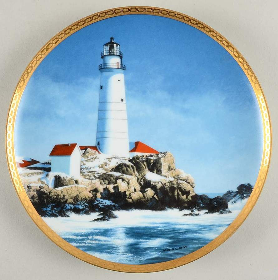 American Lighthouses Boston Light - No Box by Hamilton Collection-1