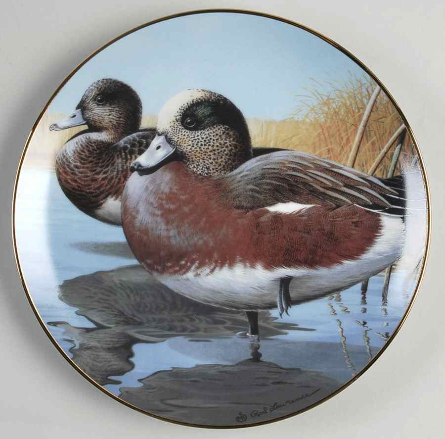 North American Waterbirds American Widgeons - No Box by Hamilton Collection-1