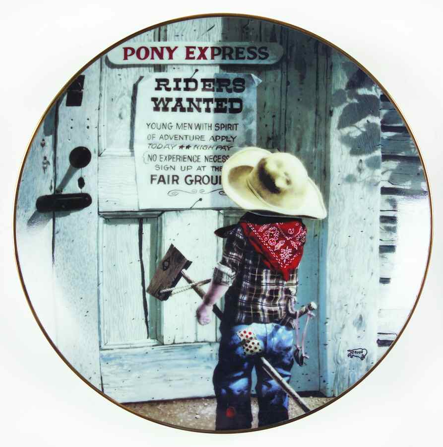 Children of The American Frontier Riders Wanted - Boxed by Hamilton Collection-1