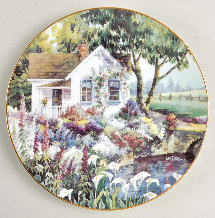 Country Garden Cottages This Side Of Heaven - No Box by Hamilton Collection-1