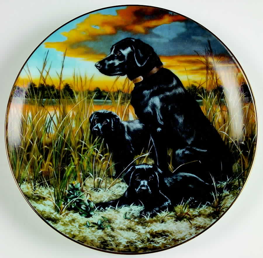 Classic Sporting Dogs Labrador Retrievers - Boxed by Hamilton Collection-1