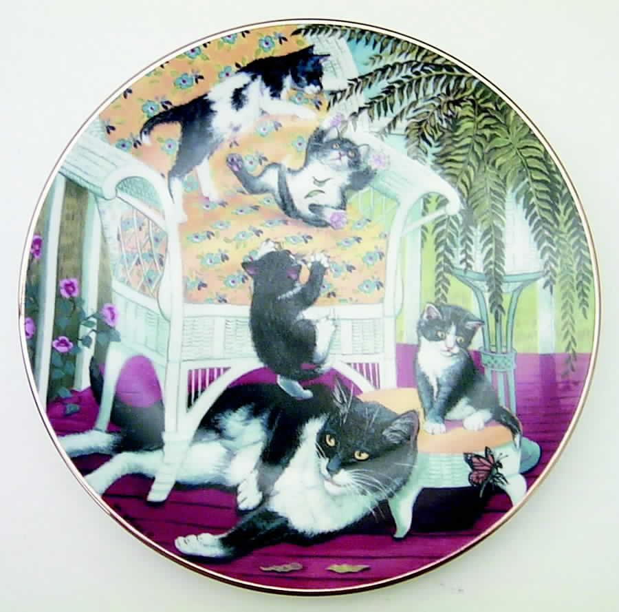 Country Kitties Just For The Fern Of It - Boxed by Hamilton Collection-1