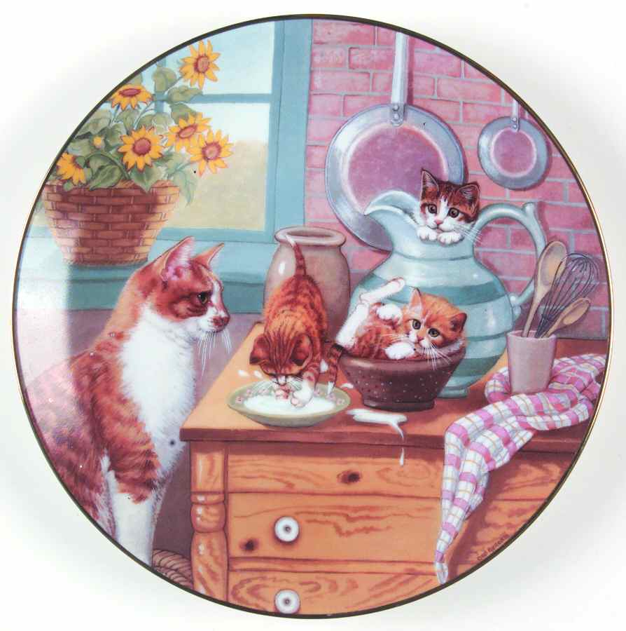 Country Kitties Table Manners - Boxed by Hamilton Collection-1