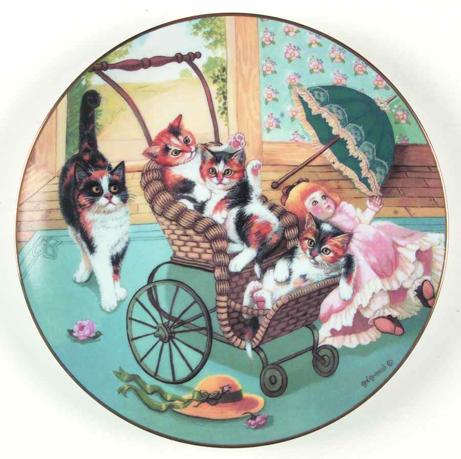 Country Kitties Stroller Derby - No Box by Hamilton Collection-1
