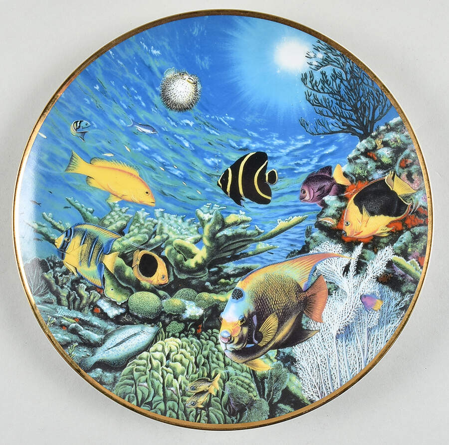 Coral Paradise Caribbean Spectacle - Boxed by Hamilton Collection-1