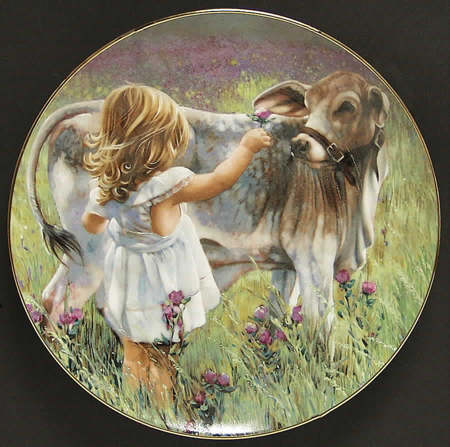 A Country Summer The Brahma Calf - Boxed by Hamilton Collection-1