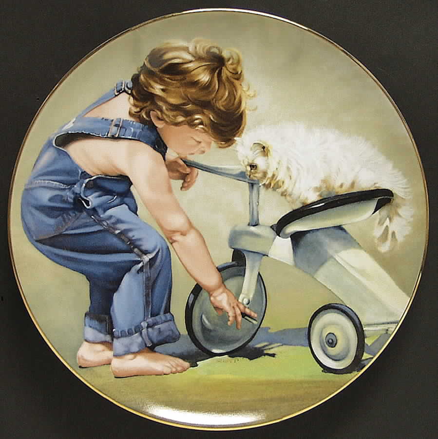 A Country Summer The Tricycle - Boxed by Hamilton Collection-1