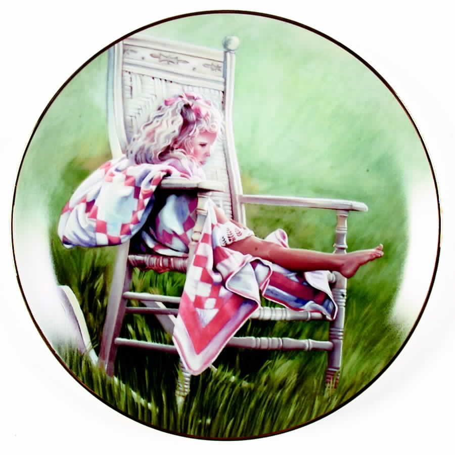 A Country Summer The Rocking Chair - Boxed by Hamilton Collection-1
