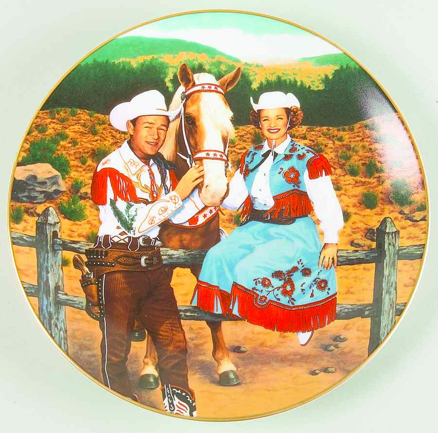 Classic TV Westerns Roy Rogers And Dale Evans - Boxed by Hamilton Collection-1