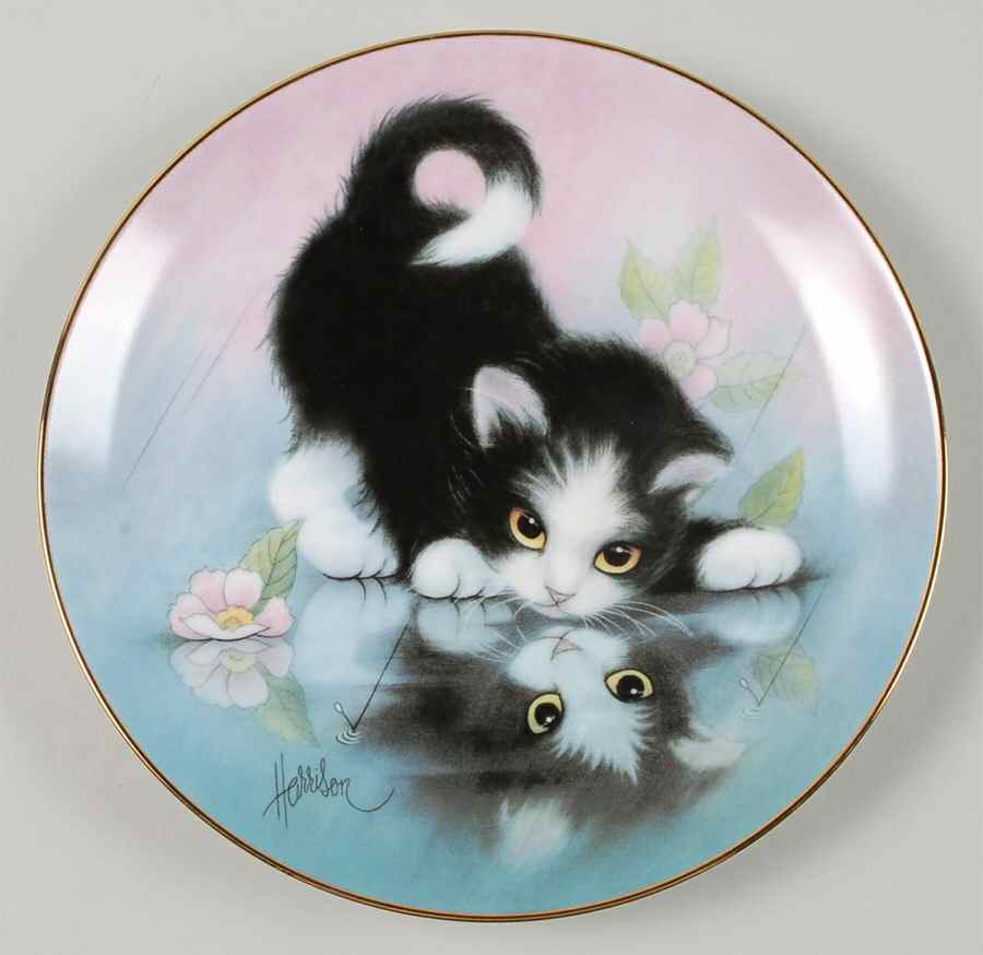 Curious Kittens Rainy Day Friends - No Box by Hamilton Collection-1