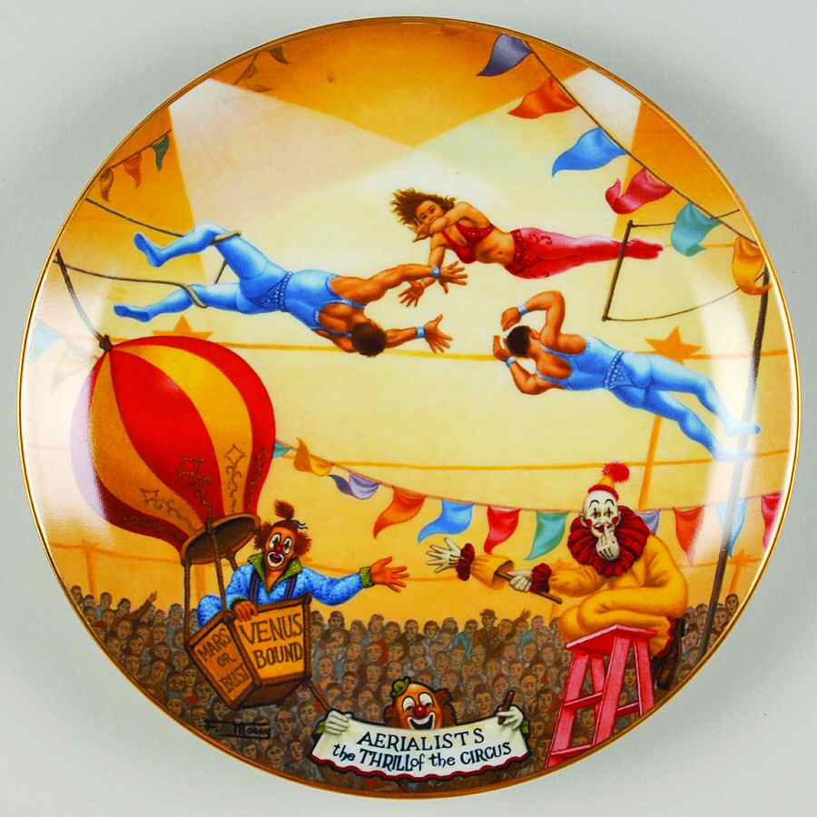 The Greatest Show On Earth Aerialists-The Thrill Of The Circus - Boxed by Hamilton Collection-1