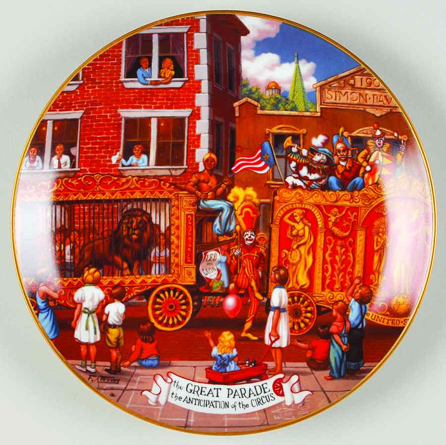 The Greatest Show On Earth Great Parade-The Anticipation Of The Cir - Boxed by Hamilton Collection-1