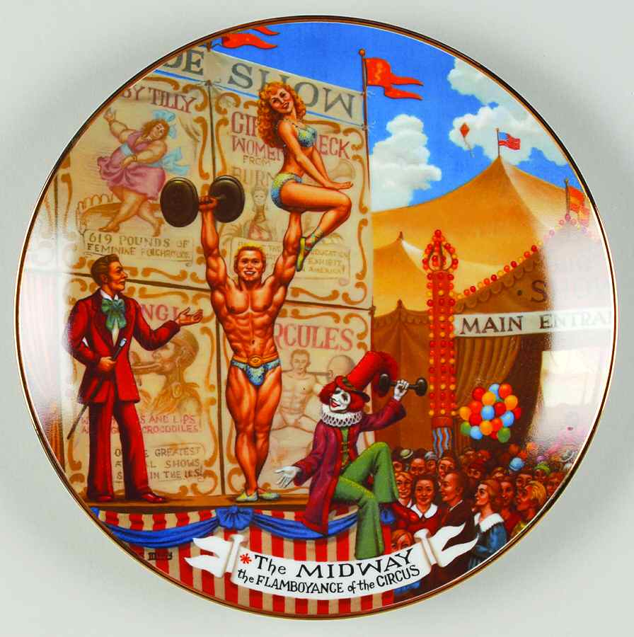 The Greatest Show On Earth The Midway-The Flamboyance Of The Circus - Boxed by Hamilton Collection-1