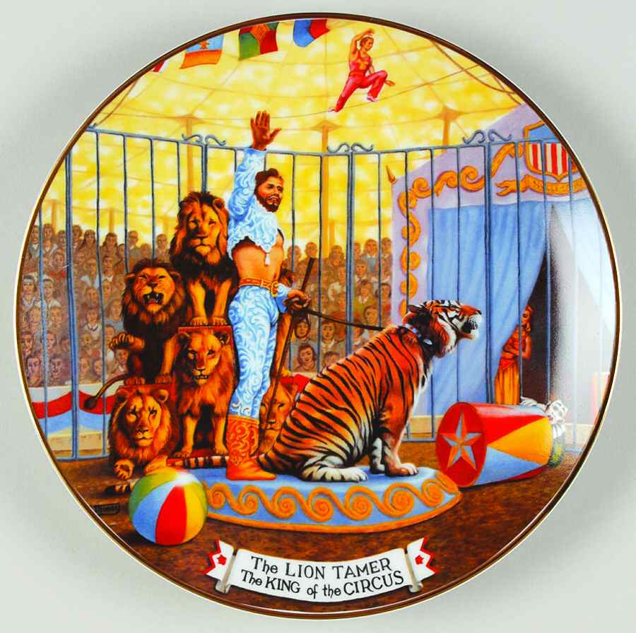 The Greatest Show On Earth Lion Tamer-The King Of The Circus - Boxed by Hamilton Collection-1