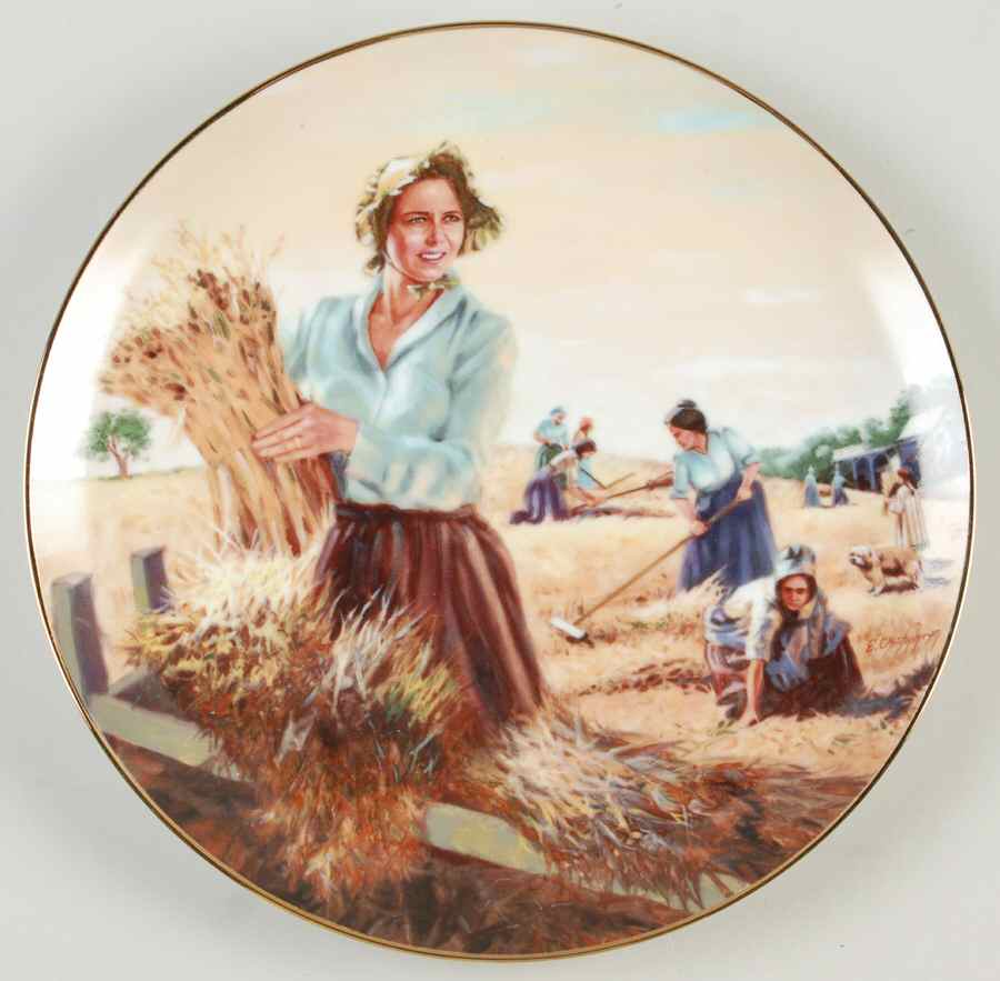 Little House On The Prairie The Woman's Harvest - Boxed by Hamilton Collection-1