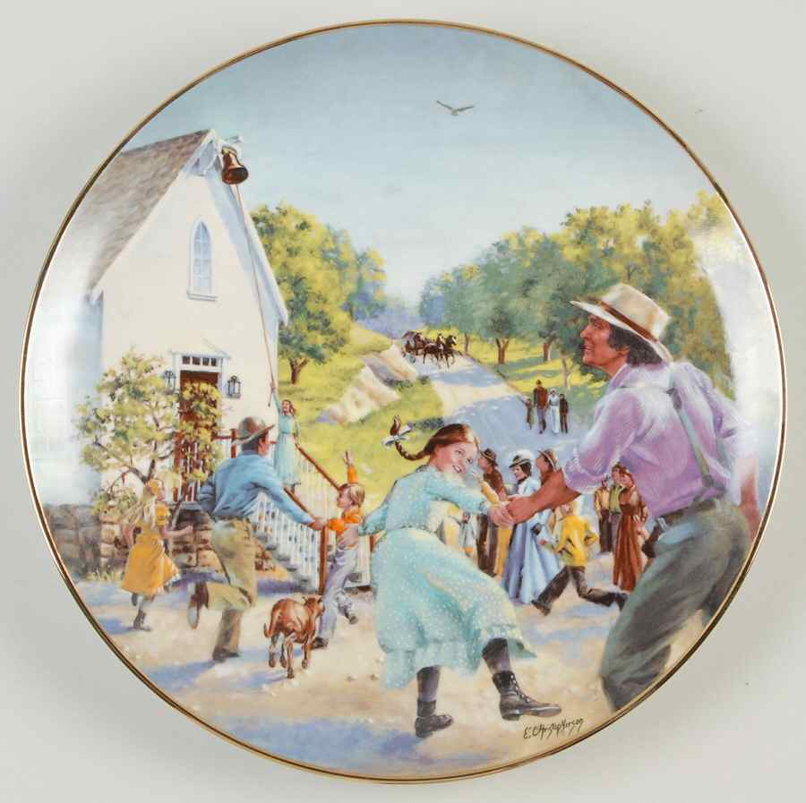Little House On The Prairie Bell For Walnut Grove - No Box by Hamilton Collection-1