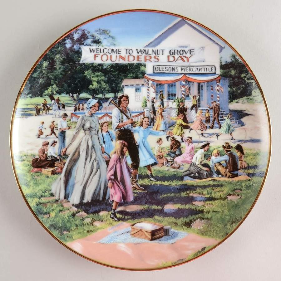 Little House On The Prairie Founder's Day Picnic - No Box by Hamilton Collection-1