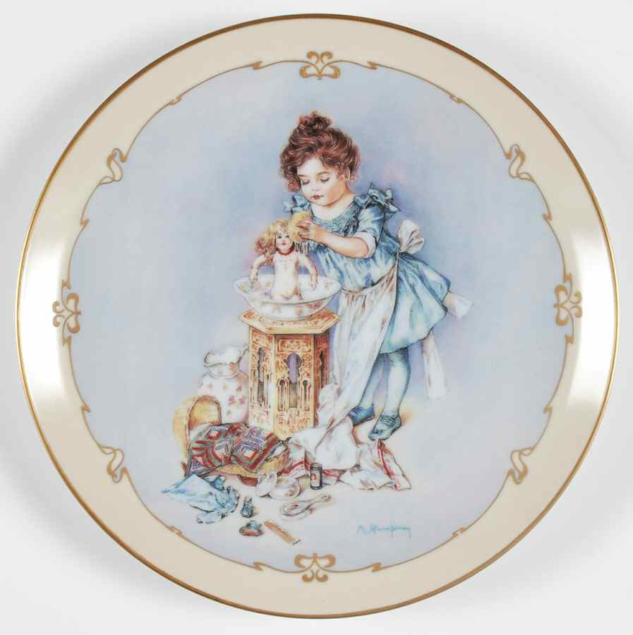 Little Ladies Playing Mama - No Box by Hamilton Collection-1