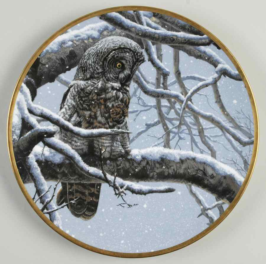 Noble Owls of America Snowy Watch - Boxed by Hamilton Collection-1
