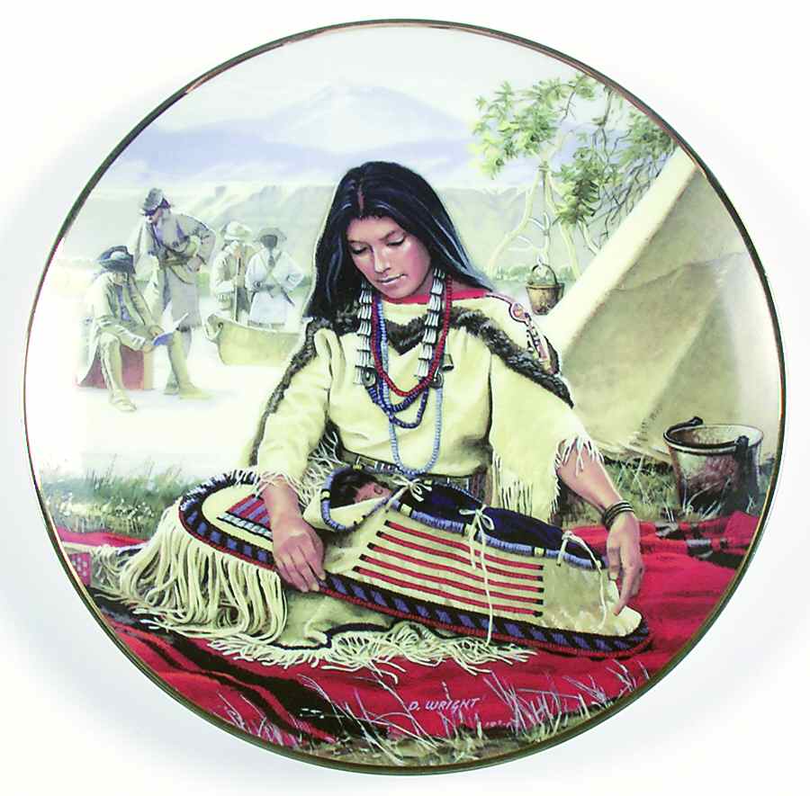 Noble American Indian Women Sacajawea - No Box by Hamilton Collection-1